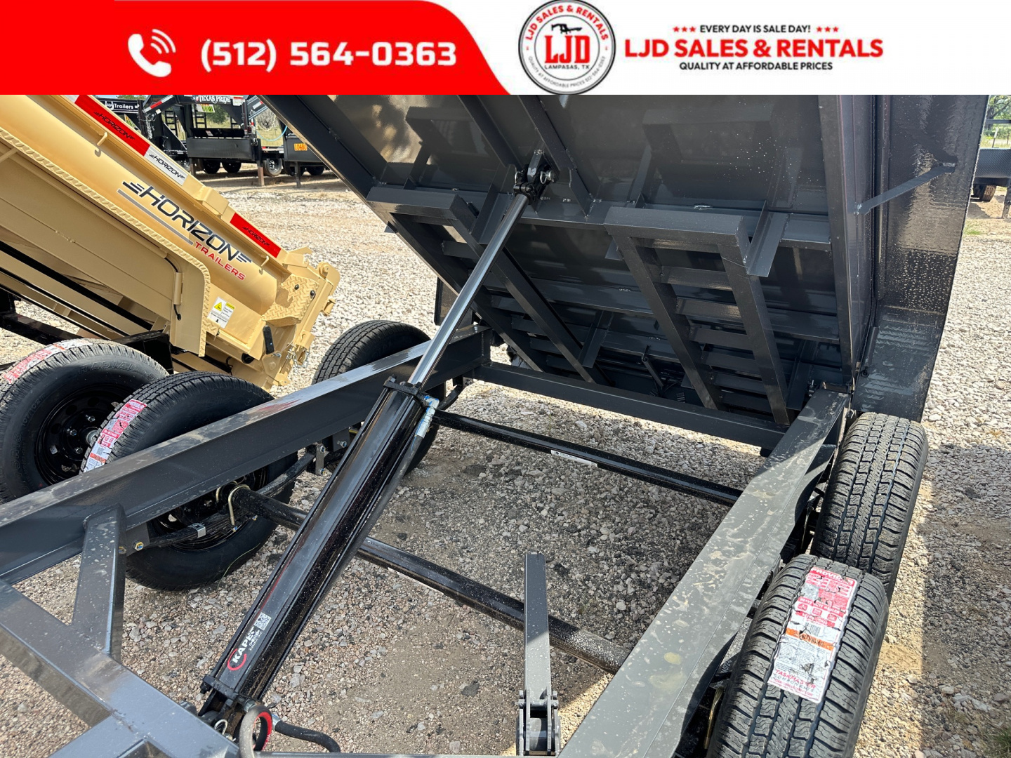 New 2026 Horizon - Dump Trailer 5' X 10' X 18"