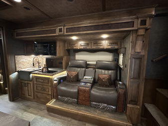 New 2026 4-Star Trailers 3H 18' Trail Boss LQ Horse Trailer