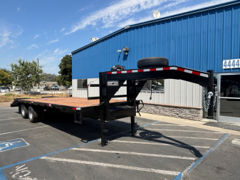 New 2025 Tru 20' Gooseneck Flatbed Trailer