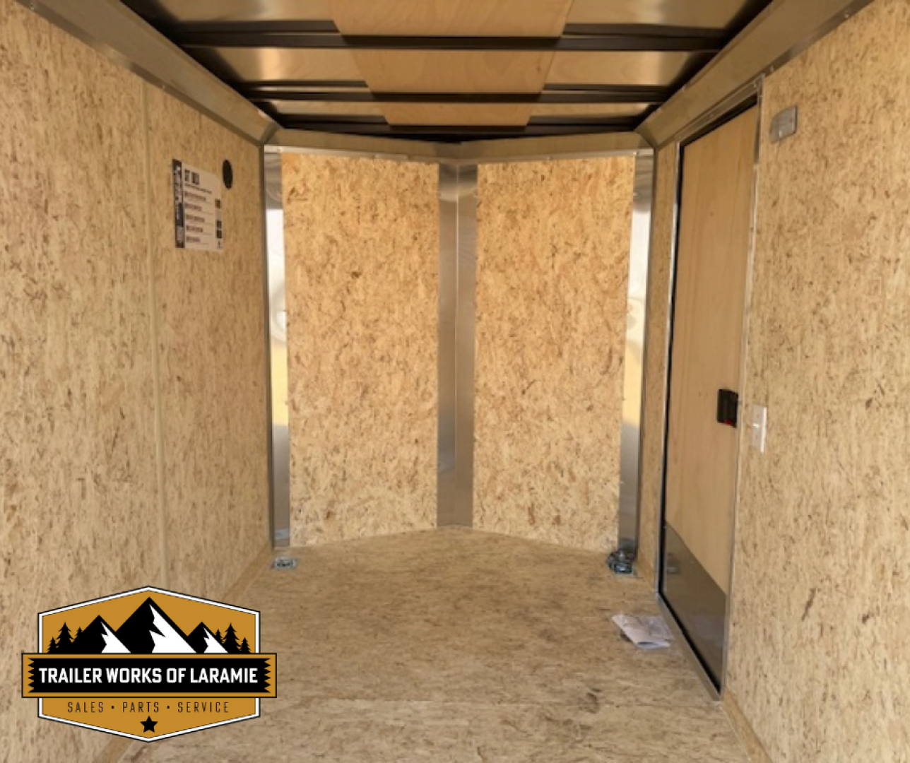 New 2025 Look Trailers 6x10 ST DLX BLACK OUT PACKAGE- +6" TALLER- SCREWLESS SIDES-Pewter