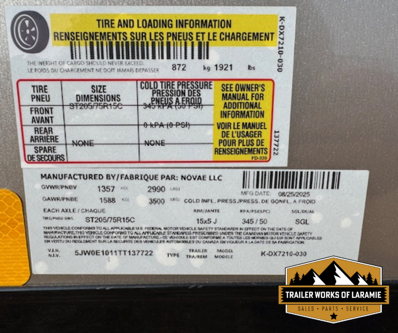 New 2025 Look Trailers 6x10 ST DLX BLACK OUT PACKAGE- +6" TALLER- SCREWLESS SIDES-Pewter