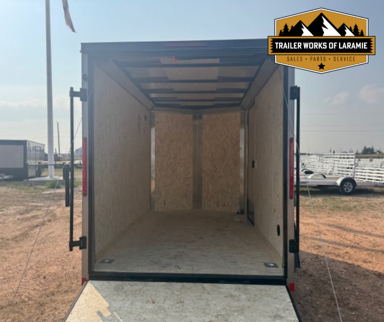 New 2025 Look Trailers 6x10 ST DLX BLACK OUT PACKAGE- +6" TALLER- SCREWLESS SIDES-Pewter