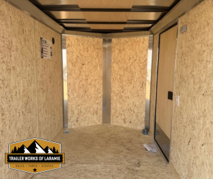 New 2025 Look Trailers 6x10 ST DLX BLACK OUT PACKAGE- +6" TALLER- SCREWLESS SIDES-Pewter