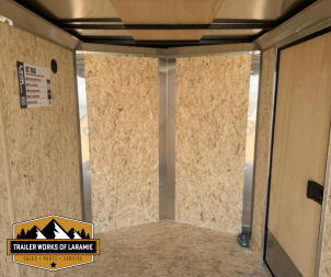 New 2025 Look Trailers 6x10 ST DLX BLACK OUT PACKAGE- +6" TALLER- SCREWLESS SIDES-Pewter