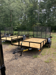 New 2025 Long Run Trailers 6'4'x12' 4' gate Utility Trailer