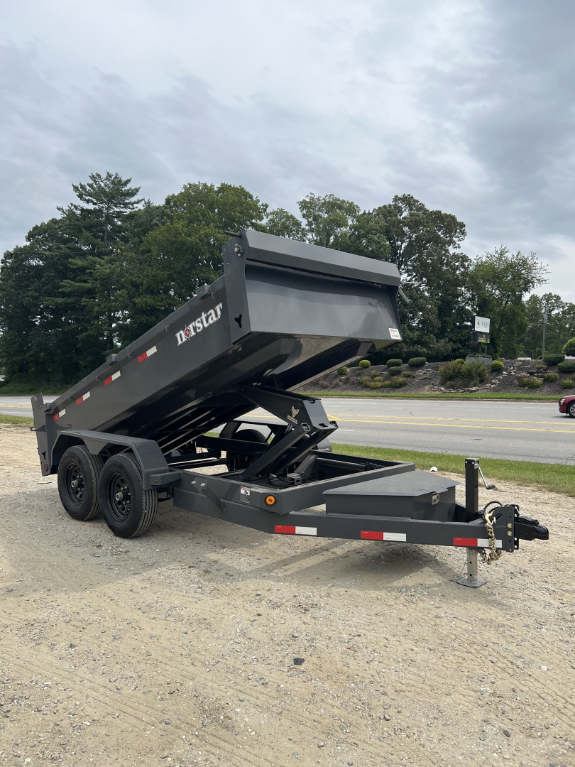 New 2026 Norstar DCB Series / 72" X 12' / 2-5,200# Electric Brake Axles / Scissor Hoist / Barn Door Rear Gates