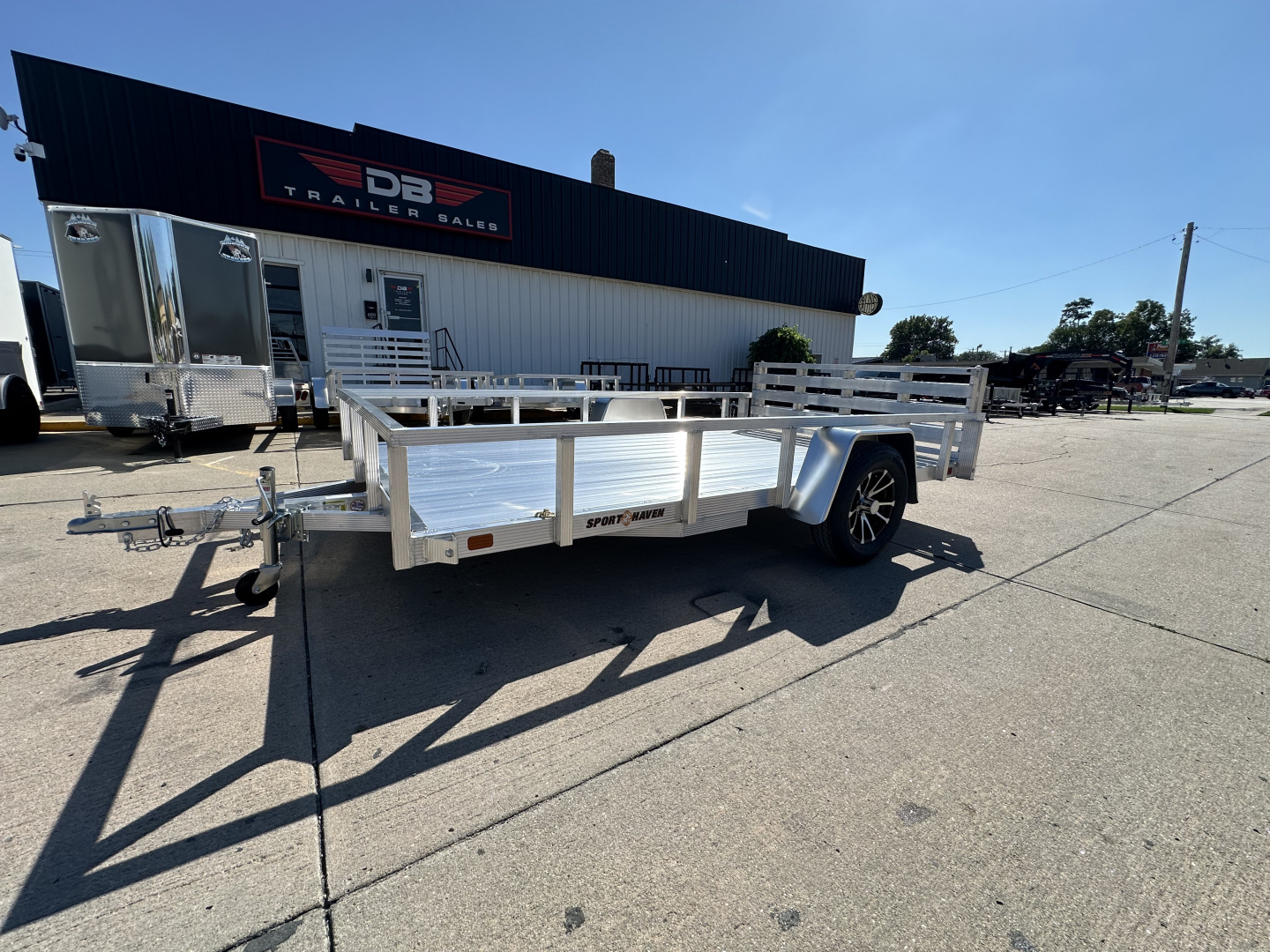 New 2026 Sport Haven AUT712D 7X12 Utility Trailer
