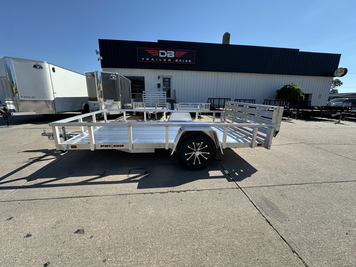 New 2026 Sport Haven AUT712D 7X12 Utility Trailer