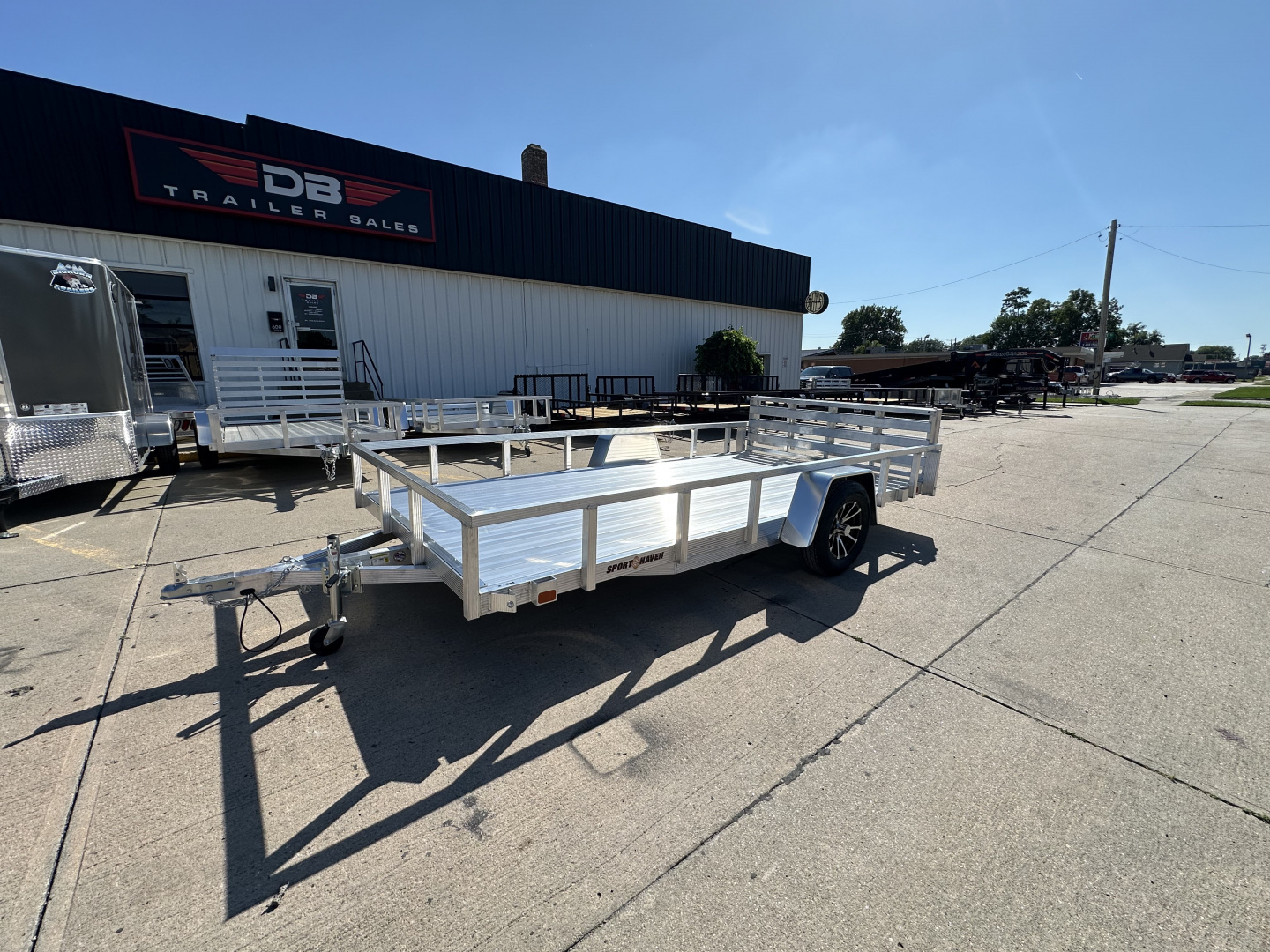 New 2026 Sport Haven AUT714D 7X14 Utility Trailer