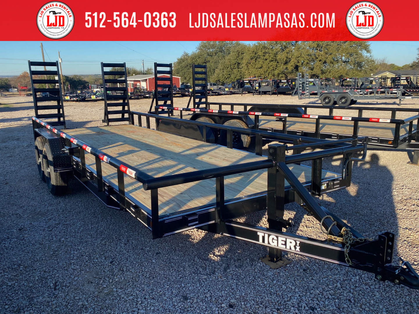 New 2025 Tiger - Heavy Duty Pipe Top Trailer- 83" x 18'