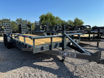 New 2025 Tiger - 83  x 18' Heavy Duty Pipe Top Equipment Trailer