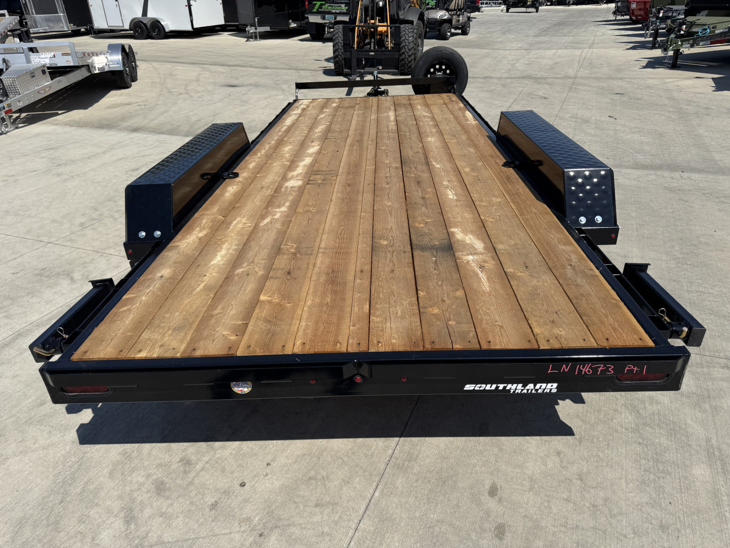 New 2026 Southland 20’ Flatbed 2-5200lb axles = 10K  Trailer with side Slide In Ramps