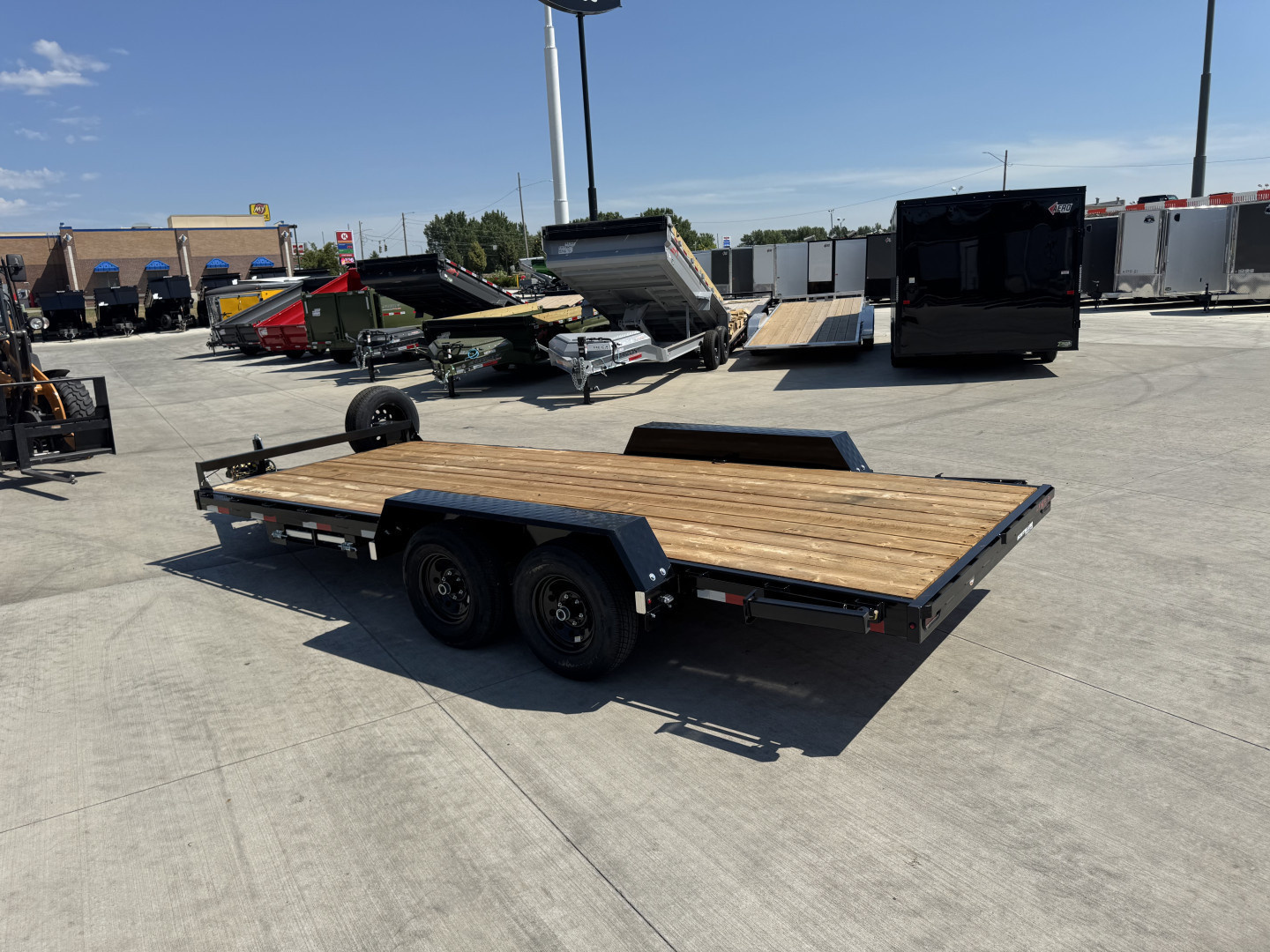 New 2026 Southland 20’ Flatbed 2-5200lb axles = 10K  Trailer with side Slide In Ramps