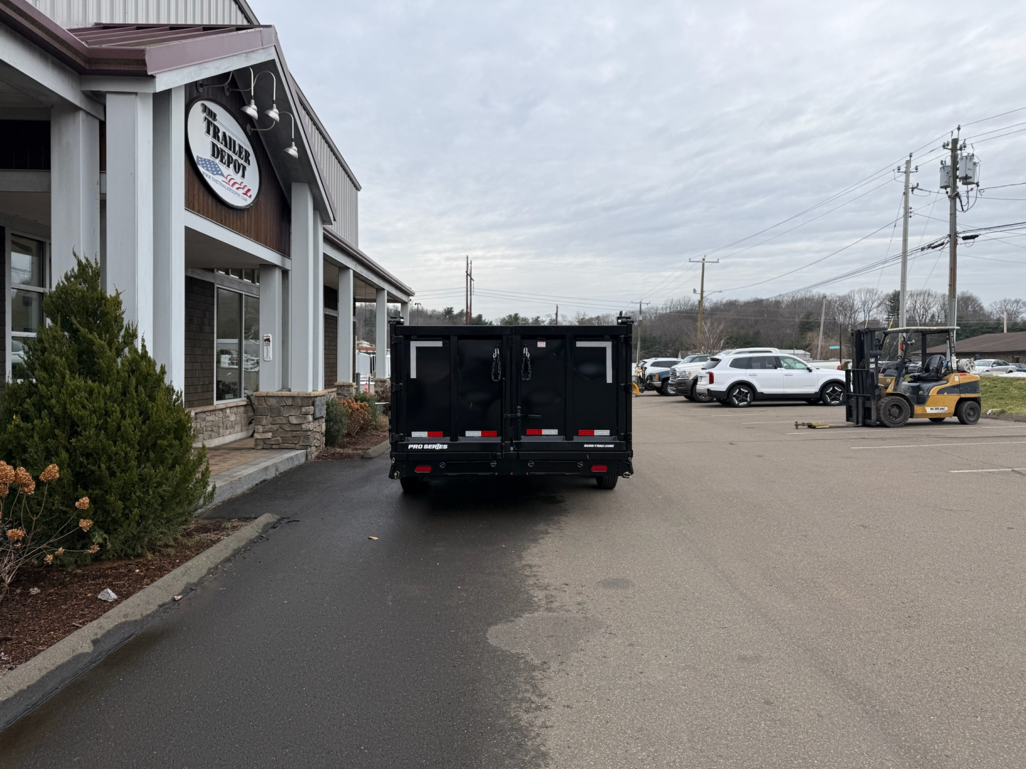 New Sure-Trac 7' x 16' with 4' Sides Gooseneck Dump Trailer 17.6K