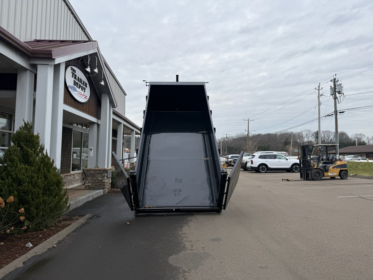 New Sure-Trac 7' x 16' with 4' Sides Gooseneck Dump Trailer 17.6K