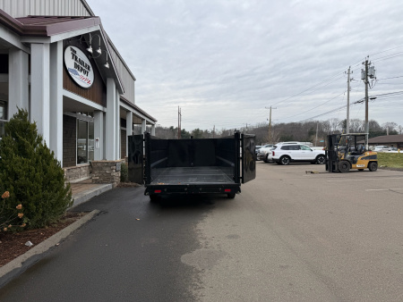 New Sure-Trac 7' x 16' with 4' Sides Gooseneck Dump Trailer 17.6K