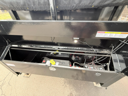 New Sure-Trac 7' x 16' with 4' Sides Gooseneck Dump Trailer 17.6K