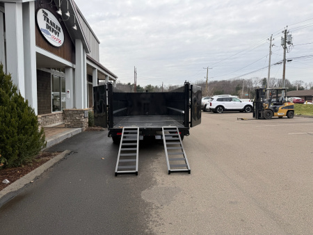 New Sure-Trac 7' x 16' with 4' Sides Gooseneck Dump Trailer 17.6K