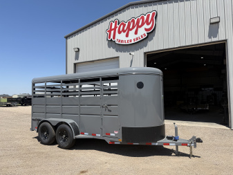 2026 Delco 6'x16' BP Livestock Trailer - S6