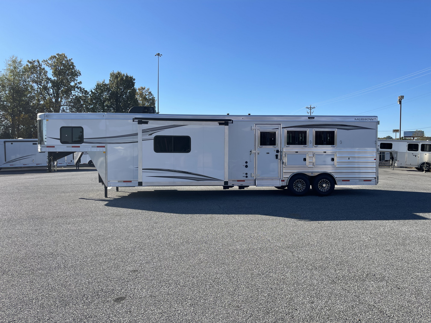 New 2026 Merhow Trailers 8316-A RWS Horse Trailer