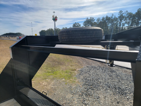 New 2025 Double A Trailers 26'x102" Gooseneck Equipment Trailer with Drive Over Fenders