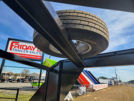 New 2025 Double A Trailers 26'x102" Gooseneck Equipment Trailer with Drive Over Fenders