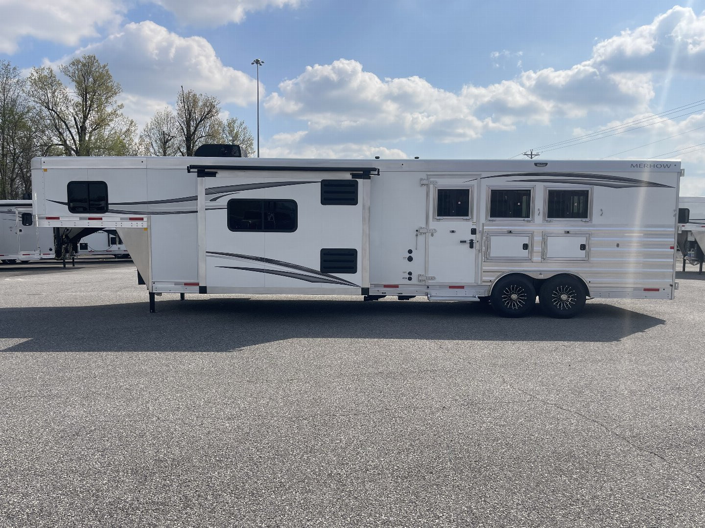 New 2026 Merhow Trailers 8316-A RWS Horse Trailer