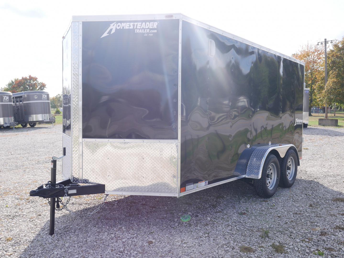 New 2026 Homesteader Trailer 714 IT 7 TALL DOUBLE DOOR Cargo / Enclosed Trailer