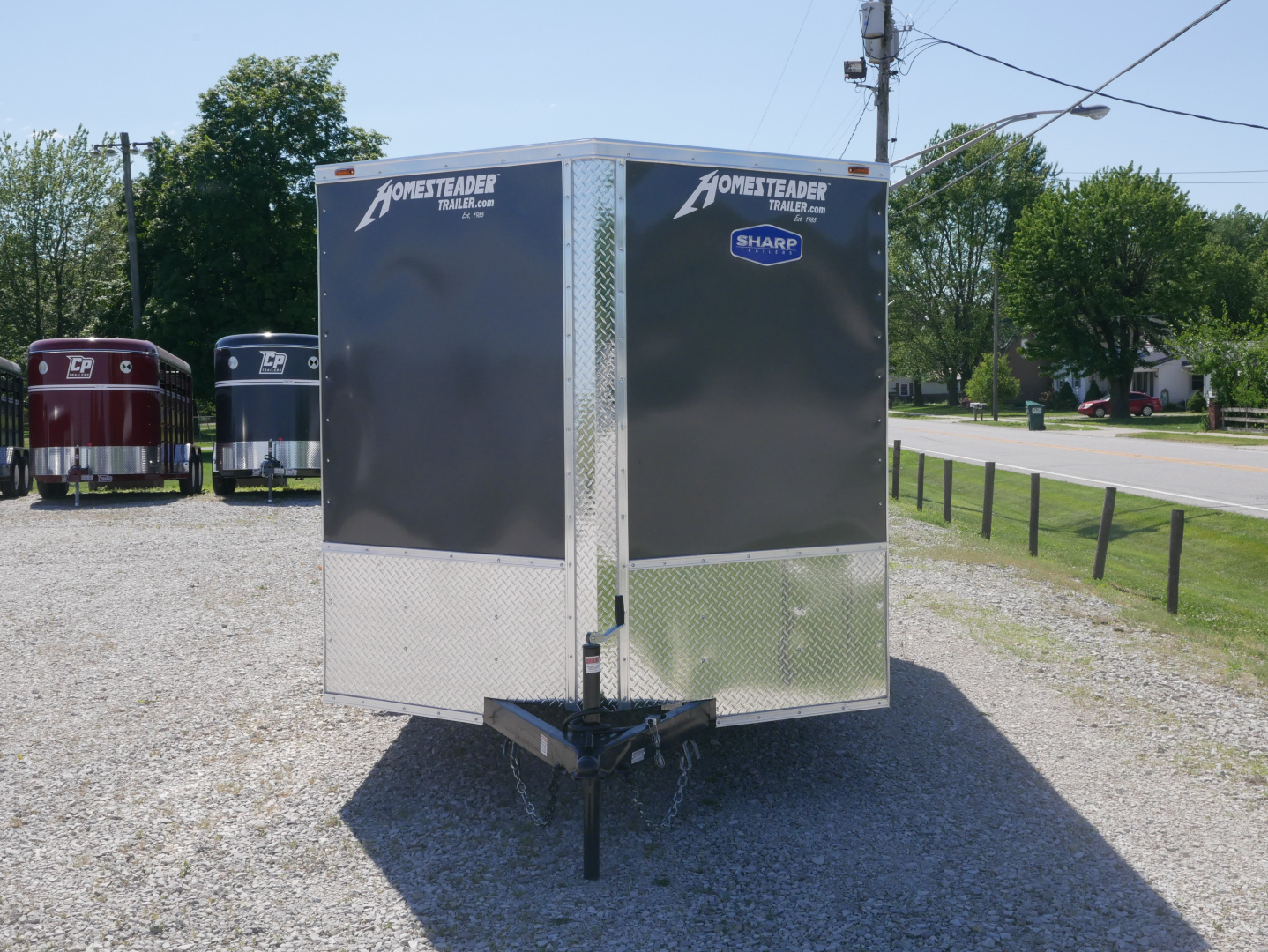 New 2026 Homesteader Trailer 714 IT 7 TALL DOUBLE DOOR Cargo / Enclosed Trailer