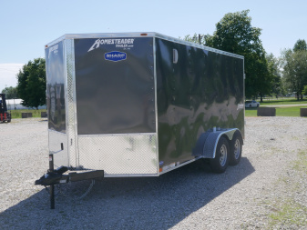 New 2026 Homesteader Trailer 714 IT 7 TALL DOUBLE DOOR Cargo / Enclosed Trailer