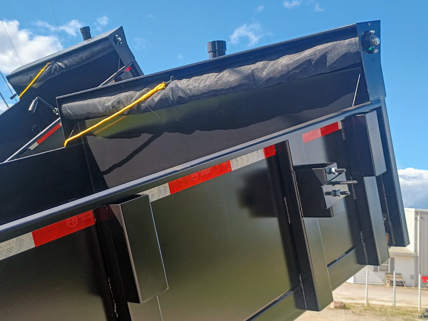 New 2026 7X14 14k Forest River Dump Trailer