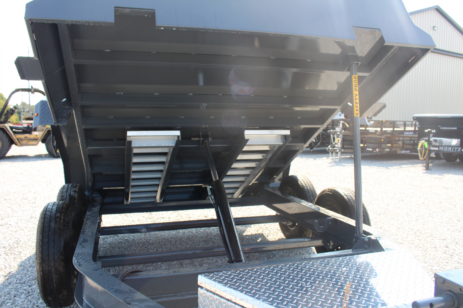 New 2025 Moritz 6'10" x 10' Heavy Commercial DLH Series Dump Trailer - 12000# GVW