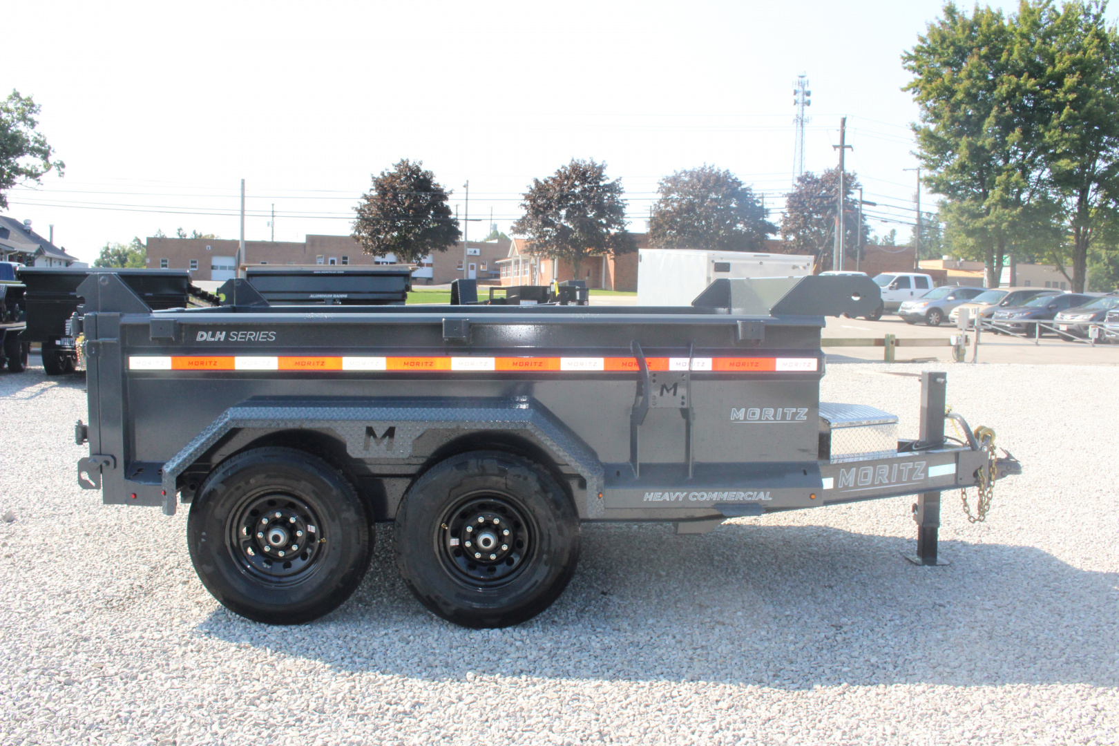New 2025 Moritz 6'10" x 10' Heavy Commercial DLH Series Dump Trailer - 12000# GVW