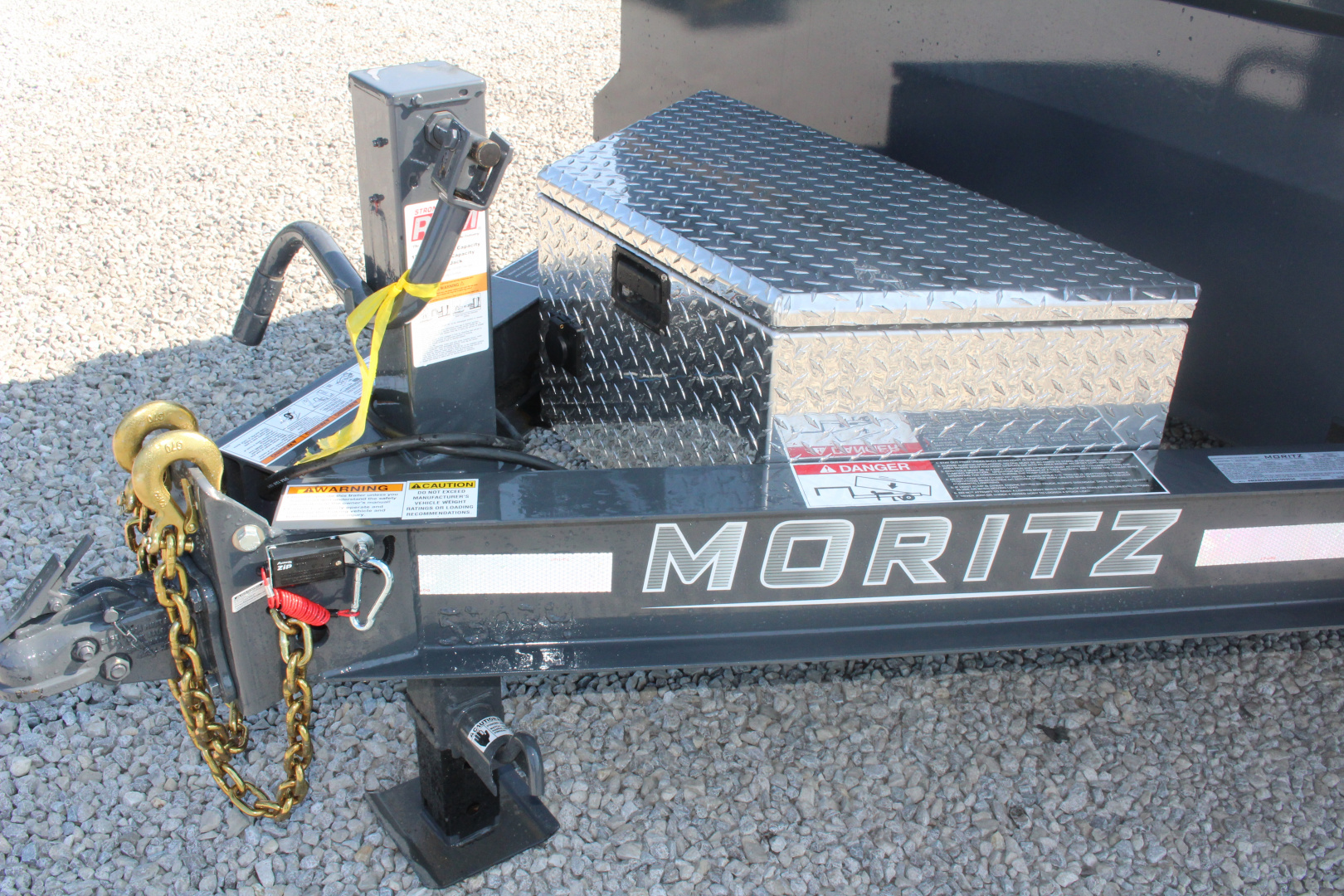 New 2025 Moritz 6'10" x 10' Heavy Commercial DLH Series Dump Trailer - 12000# GVW