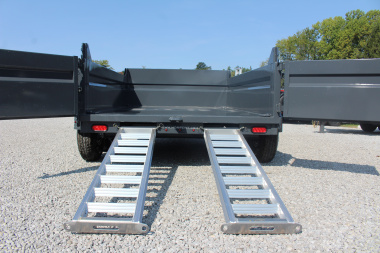 New 2025 Moritz 6'10" x 10' Heavy Commercial DLH Series Dump Trailer - 12000# GVW