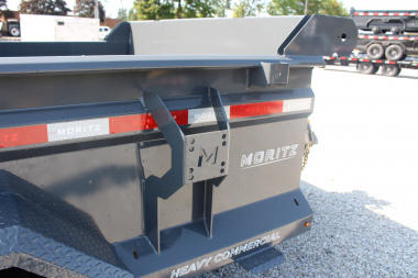 New 2025 Moritz 6'10" x 10' Heavy Commercial DLH Series Dump Trailer - 12000# GVW
