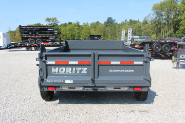 New 2025 Moritz 6'10" x 10' Heavy Commercial DLH Series Dump Trailer - 12000# GVW