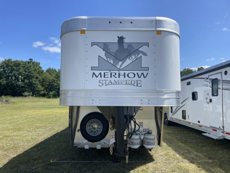 New 2026 Merhow Trailers 8310-A-FK-NS Horse Trailer