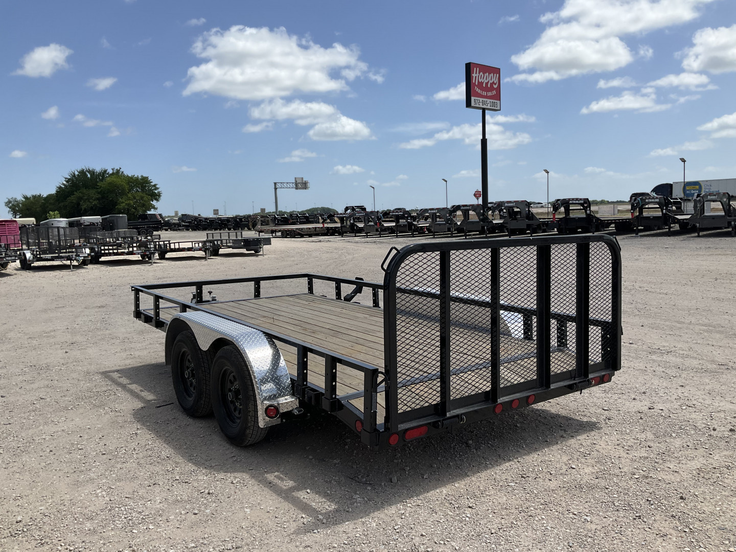 New 2026 PJ 83"x14' Tandem Axle Utility Trailer - UL