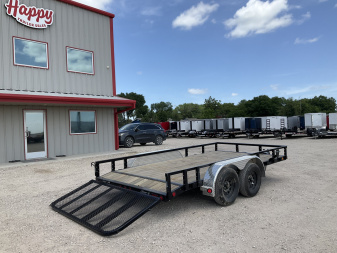 New 2026 PJ 83"x14' Tandem Axle Utility Trailer - UL