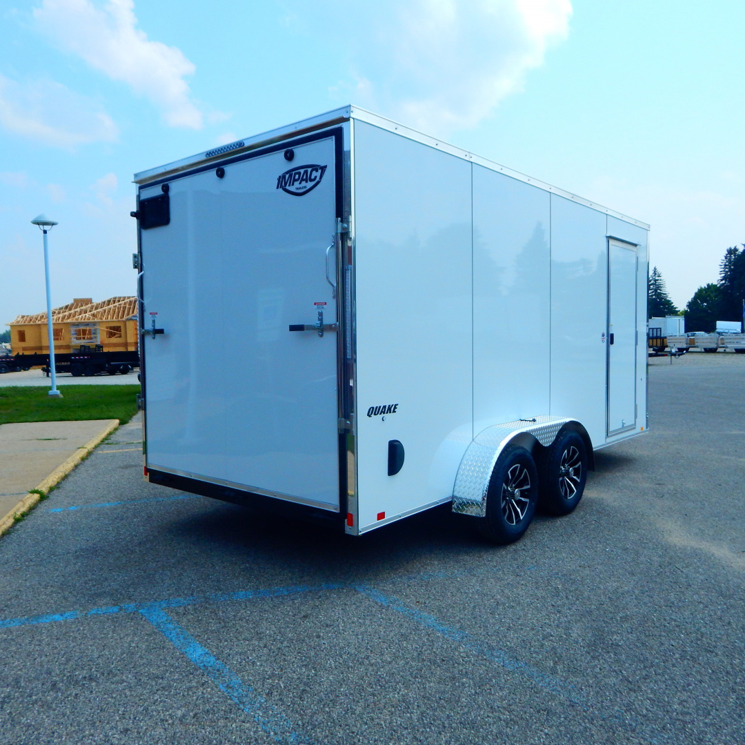 New 2026 Impact Trailers 7x16 7k Quake Cargo / Enclosed Trailer