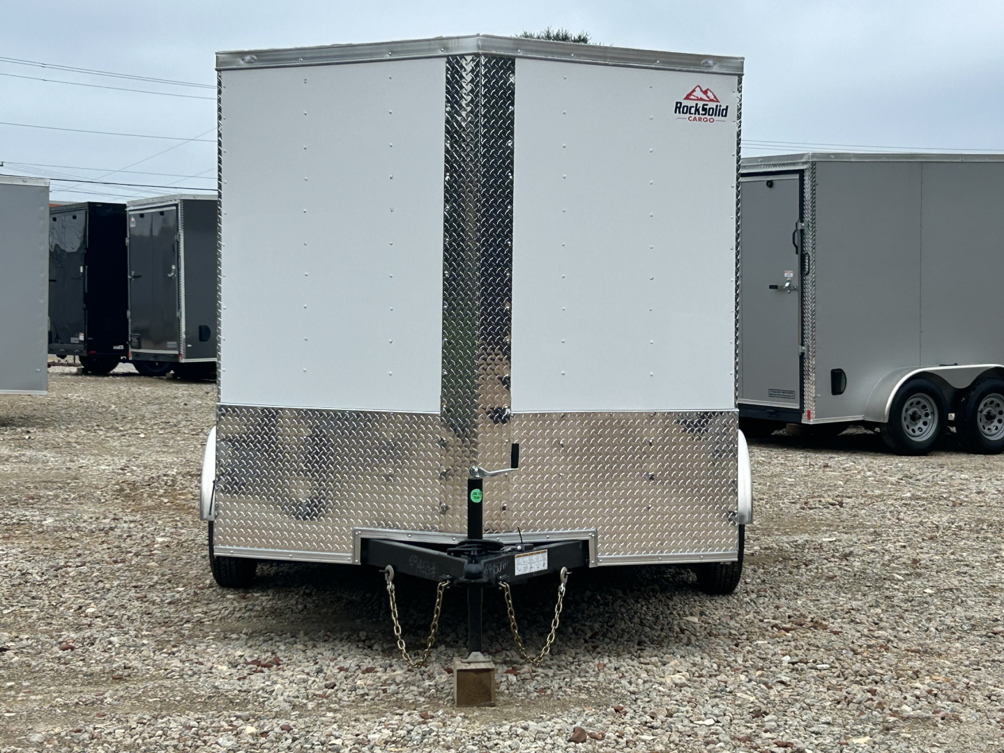 New 2026 Rock Solid Cargo 7x12 TA 7K Enclosed Trailer