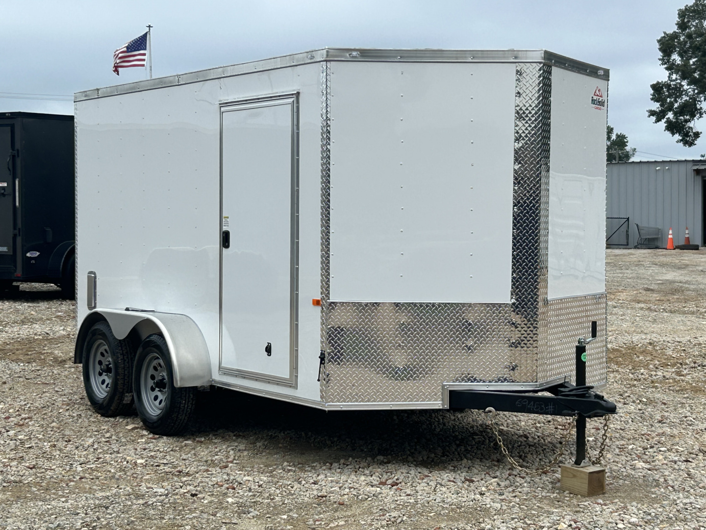 New 2026 Rock Solid Cargo 7x12 TA 7K Enclosed Trailer