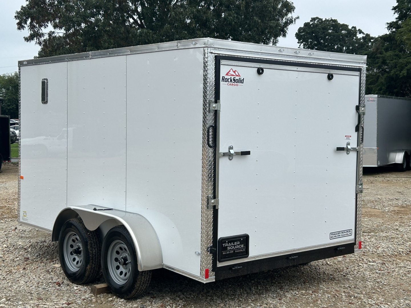 New 2026 Rock Solid Cargo 7x12 TA 7K Enclosed Trailer