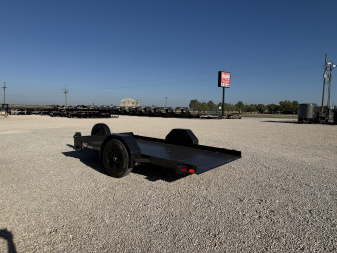 New 2026 Diamond C 77"x12' BP Single Axle Hydraulically Dampened Tilt - DSA107