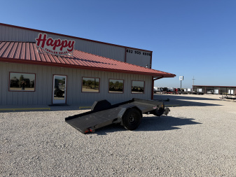 New 2026 Diamond C 77"x12' BP Single Axle Hydraulically Dampened Tilt - DSA107