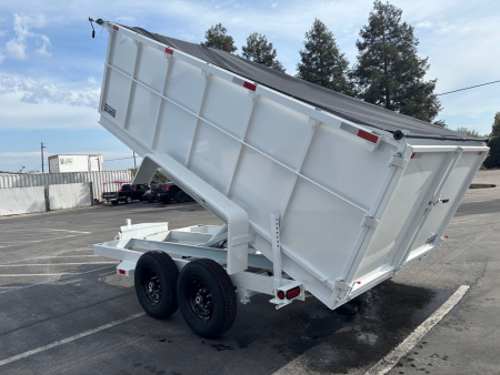 New 2026 TRU 7'x14'x4' Dump Trailer 14k