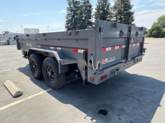 New 2025 GR Bumper Pull 7'x14'x2' Trailer Dump 14k