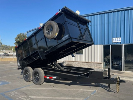 New 2025 TRU 7'x14'x4' Dump Trailer 14k