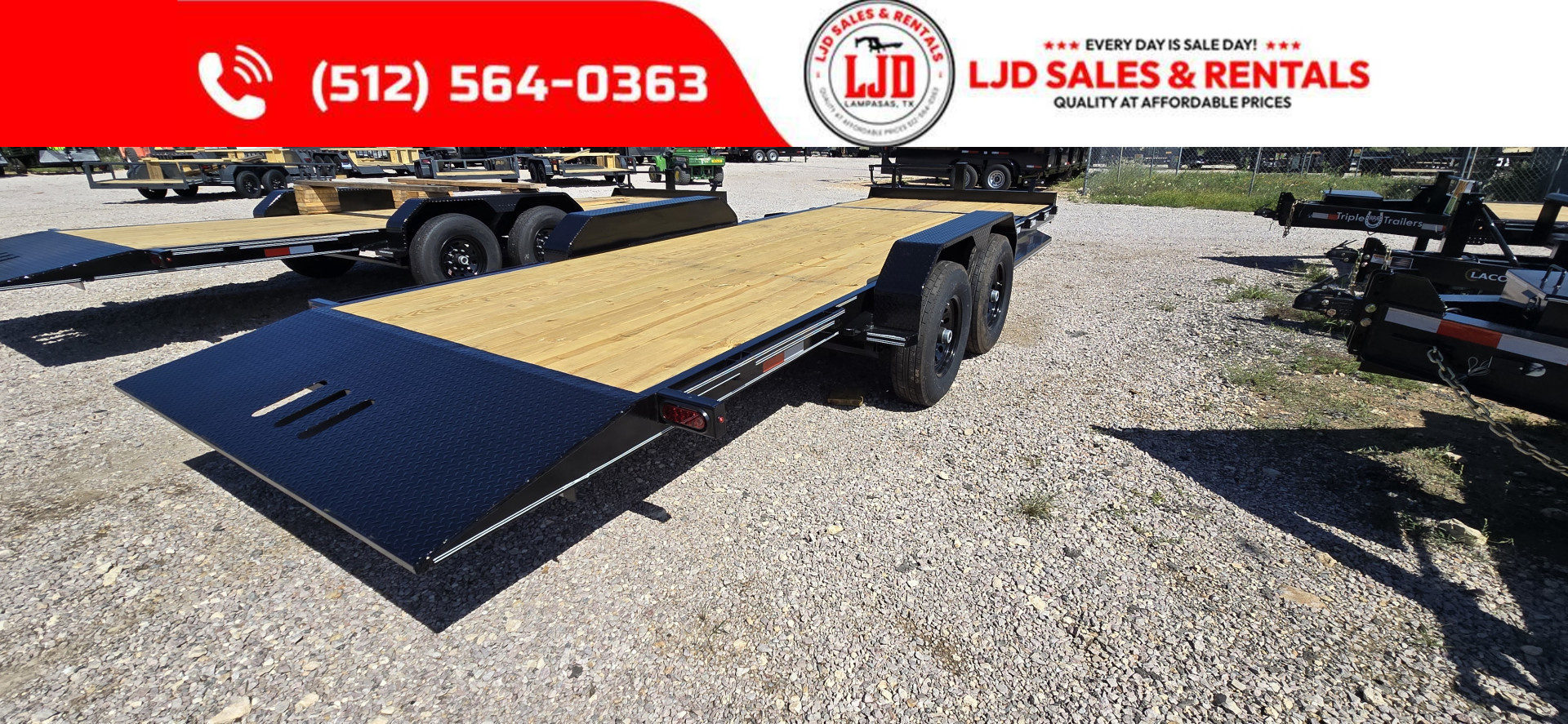 New 2025 AMW - Tilt / Equipment Trailer 83" x 22'